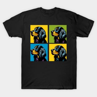 Gordon Setter Pop Art - Dog Lovers T-Shirt